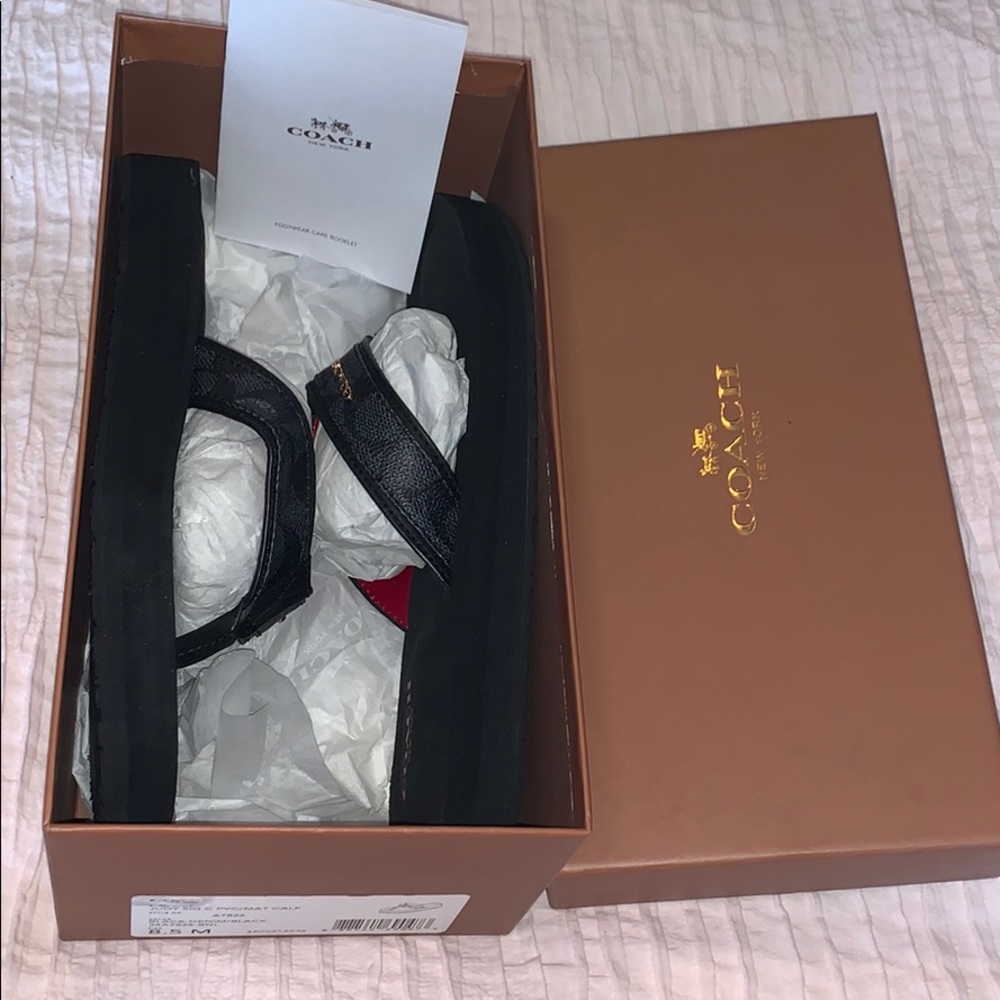 NEW IN BOX, Coach Judy Sandler’s (black)